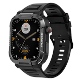 Smartwatch Robust Utomhus Träningsspårare Svart Carvallo