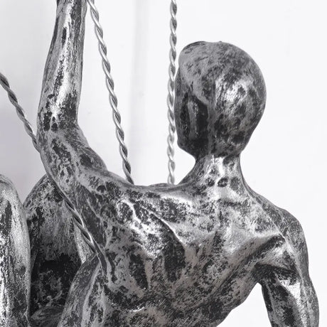 Carvallo – Kreativ Klättrande Man Väggdekoration Set med Konstnärlig Charm Carvallo