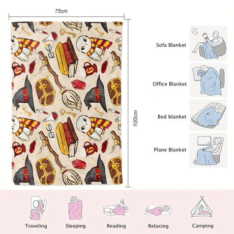 Magisk Harry Potter Filt – För en Förtrollande Atmosfär i Ditt Hem Carvallo