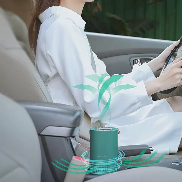 Bärbar HEPA-luftrenare för skrivbordsutrymmen Carvallo