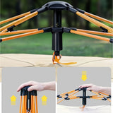 Campingtält med meshventilation och solskydd Carvallo