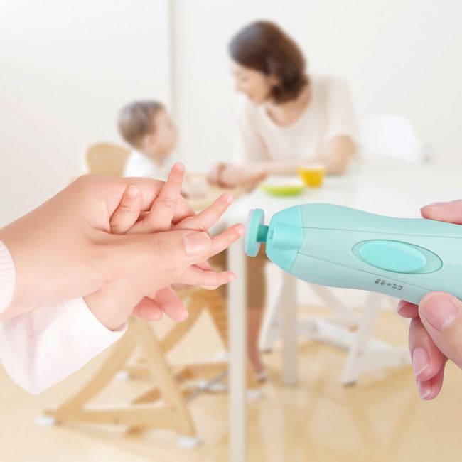 Baby Nagelfil elektrisk säker trimmer verktyg Carvallo