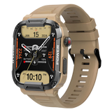 Smartwatch Robust Utomhus Träningsspårare Svart Carvallo