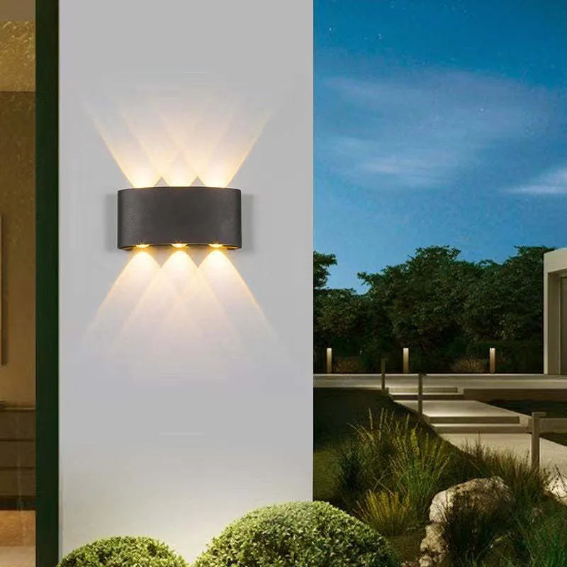 Vägglampa Modern Vit LED Vattentålig Lampa Carvallo