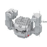 Poke Karaktärs Nanoblocks Anime Byggklossar-Byggsats-BB-Geodude-Hemnix