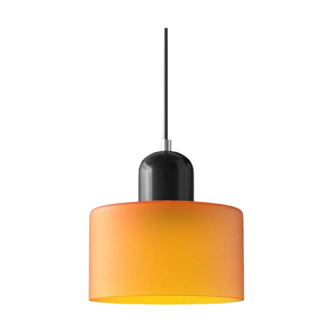 Glaspendelampa – Elegant cylindrisk pendellampa för mysiga vardagsrum Carvallo