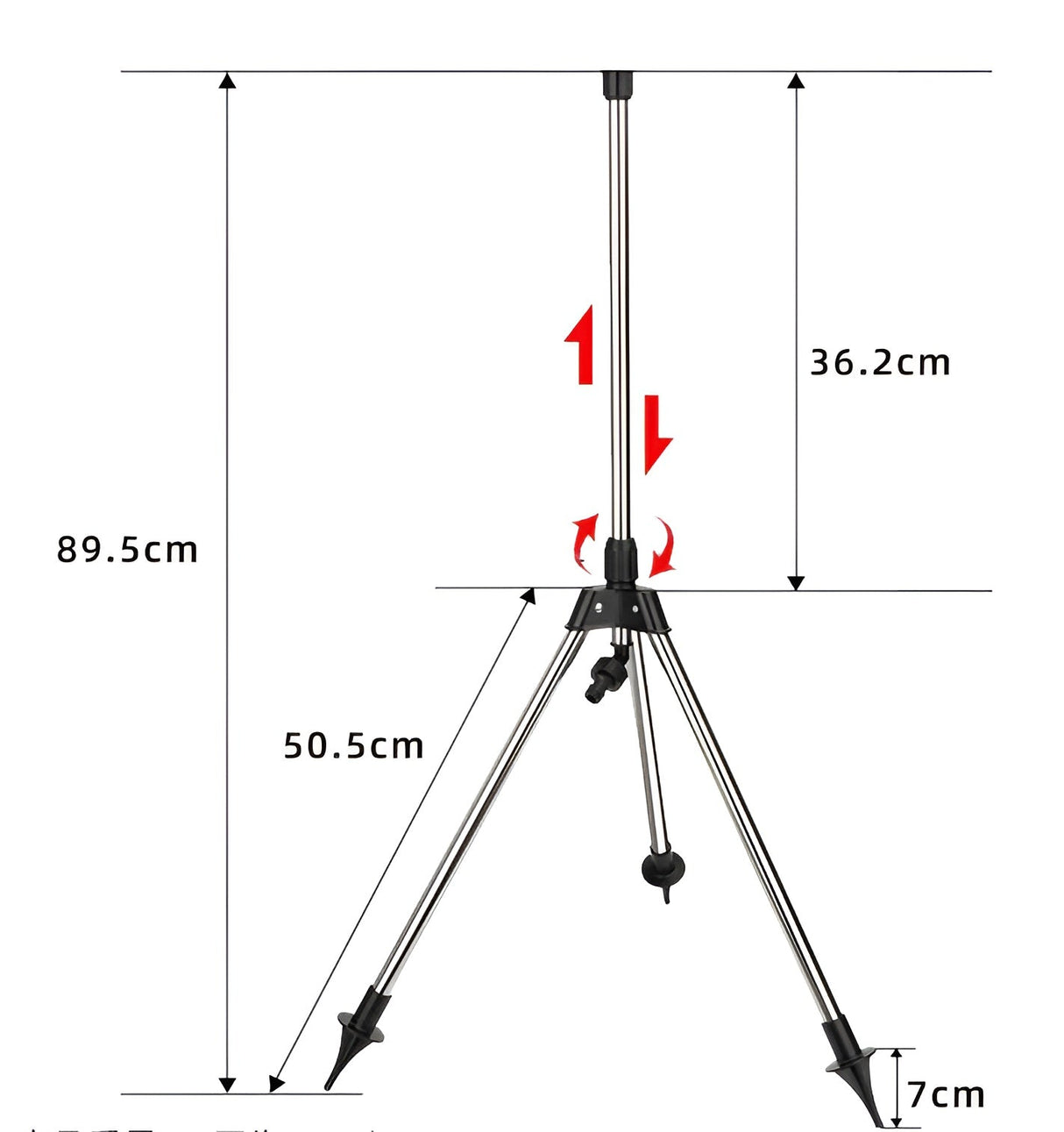 Trädgårdssprinkler med 360°-vridning – Effektiv bevattning för gräsmatta och rabatter Carvallo