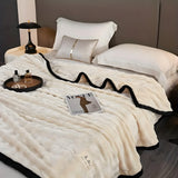 SoftSerenity Sängkläder Set - Lyxig Kaninfäll Plyschfilt Carvallo