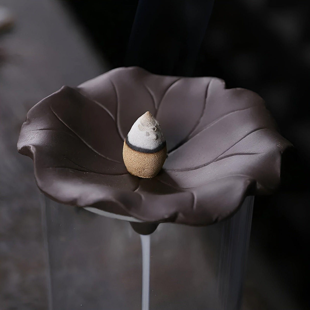 SoothingFlow Brännare - Vindskyddad Backflow Rökelsebrännare Carvallo