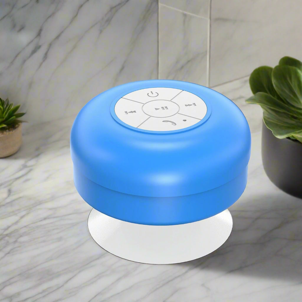 Luxora Vattentät Bluetooth Duschhögtalare med Sugkopp Carvallo