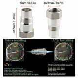Bilsyre O2 Sensor Adapter CEL Fix Kontrollampor Eliminator M18*1.5 Carvallo