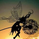 Fairy Stål Trädgårdsskulpturer Carvallo