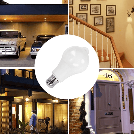 Smart LED-Glödlampa med Rörelsesensor – Energisnål Belysning-Smarta Hem Lampa-BB-Hemnix