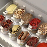 SpiceStack – Stapelbar ört- och kryddförvaringslåda i 3 nivåer | Lufttät, platsbesparande köksorganisatör MILA Sverige