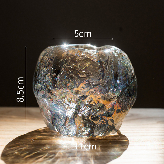 Glas Teelichthållare – Dekorativ ljusstake i klart glas för mysig belysning Carvallo