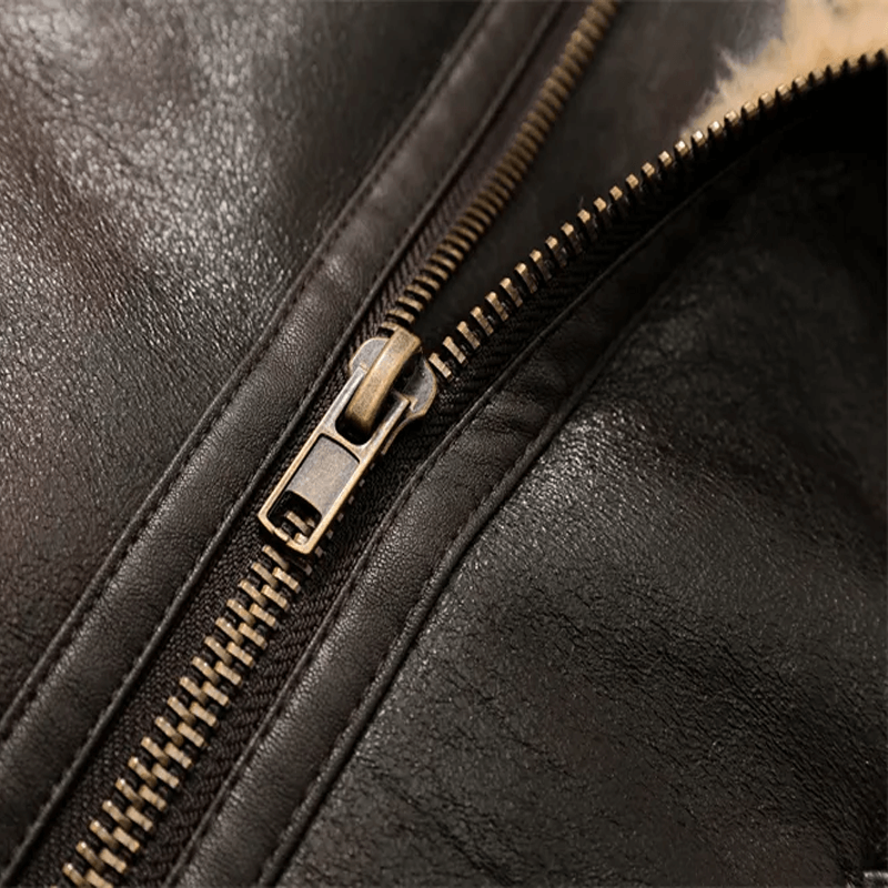 Brun Skinnjacka för Damer-women jacket-BB-Hemnix