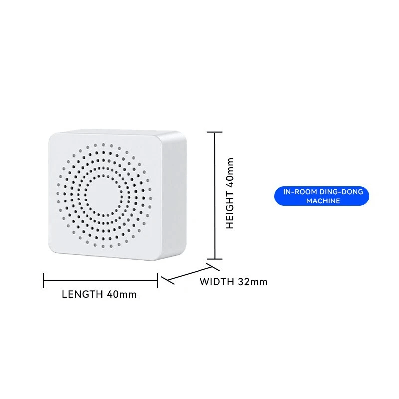 Smart Trådlös Dörrklocka med Kamera – WiFi Video Dörrklocka-Smarta Hem Kamera-BB-Hemnix