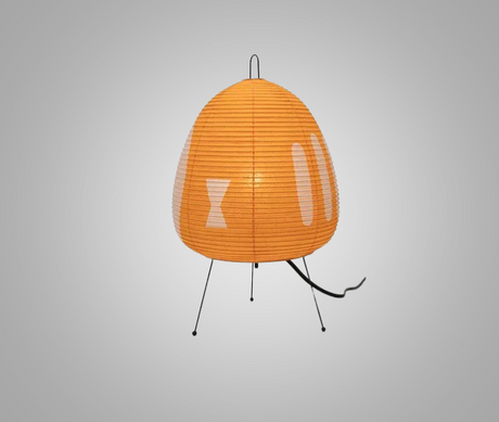 LumiZen – Japansk Pappers Taklampa i Retro Stil, Traditionell Belysning för Sovrum och Vardagsrum Carvallo