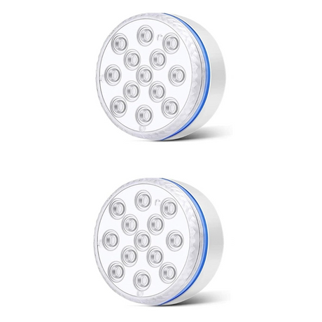 RoyaleGlow Färgglada Nedsänkbara LED Poolfestljus Carvallo