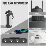 Bärbar uppladdningsbar campinglampa - 180 timmars batteritid & SOS-funktion Carvallo