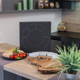 GrandeBoard – Elegant Akacia Trä Ostbräda Set Carvallo