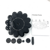 Solenerverkat fontän för trädgården – Blom-design vattenfontän för dammar och pooler Carvallo