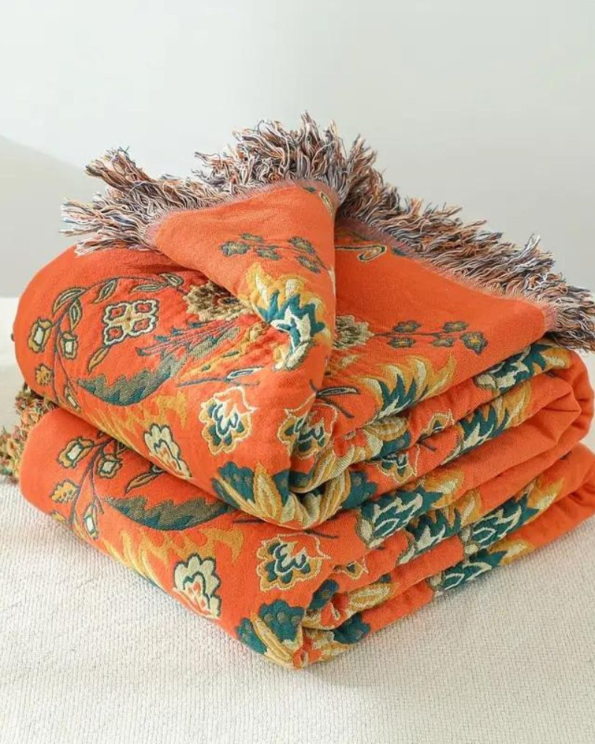 Carvallo – Lyxig Bomull Fil med Varm Marigold Nyans & Bohemisk Charm Carvallo