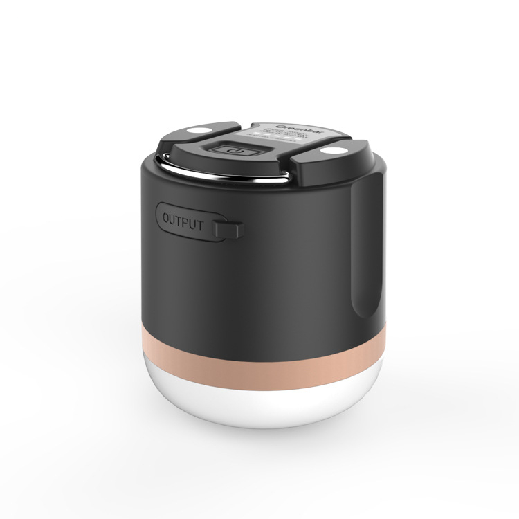 Bärbar LED Campinglampa med Powerbank – Uppladdningsbar, USB-port, för utomhus och nödsituationer Carvallo