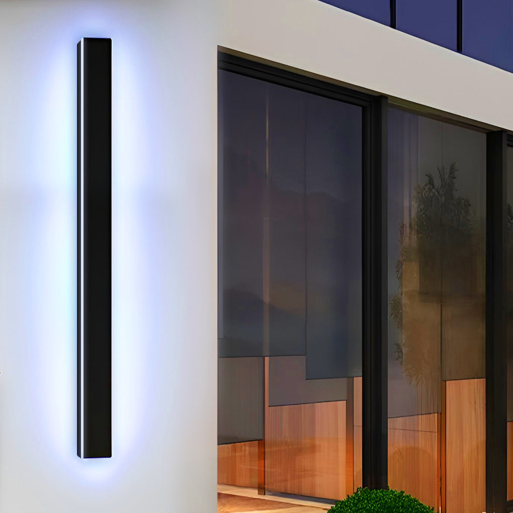 Utomhus Vägglampa Modern Svart LED Vägglampor Carvallo