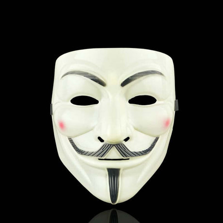V For Vendetta Mask-Utklädnad-BB-Gul-Hemnix