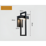 AstraGlow Ljus - Avslappnad utomhusvägglampa med skruvmontering Carvallo