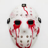 Jason Hockey Mask-Utklädnad-BB-Vit-Hemnix