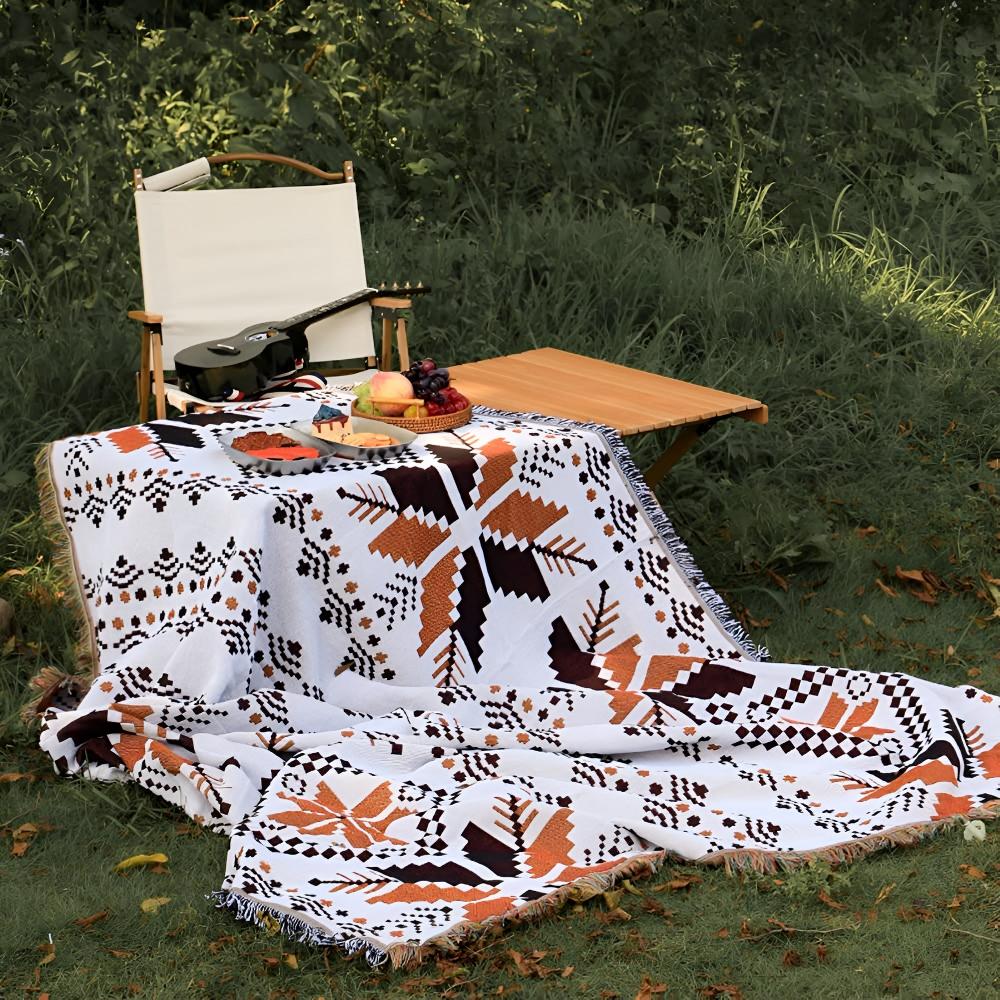 Maroccan Boho-mönster Picknickmat Carvallo