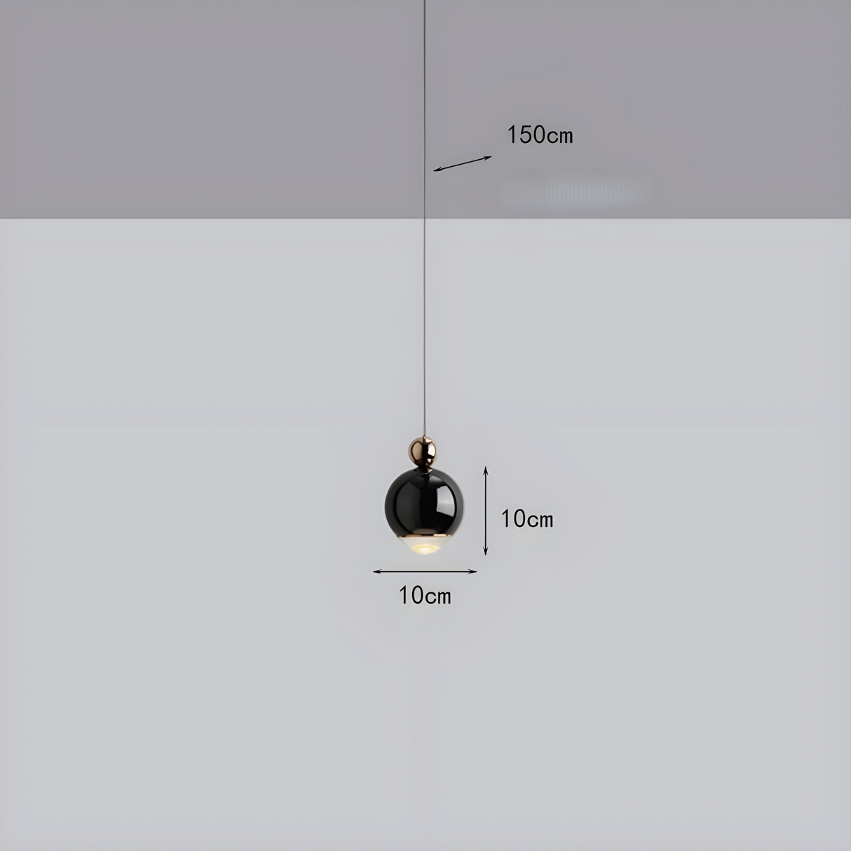 AcrylicSphere Light - Nordisk sfärisk taklampa Carvallo