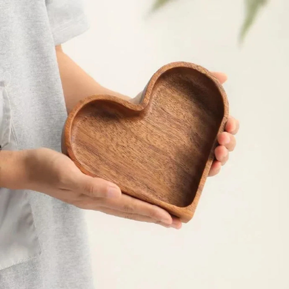 Rustic Heart Snack Tray Collection | 4st Carvallo