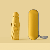 Kompakt Hopfällbart Paraply-Personligt-BB-Gul-Hemnix