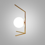 LumeSphere – Dimbar LED Bordslampa med Glaskula för Vardagsrum och Sovrum Carvallo