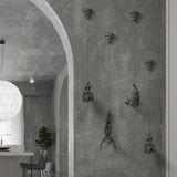 Carvallo – Kreativ Klättrande Man Väggdekoration Set med Konstnärlig Charm Carvallo