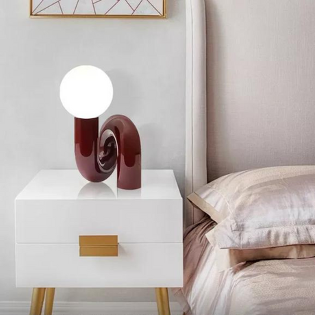 Carvallo - Modern glasbordslampa med varm belysning Carvallo