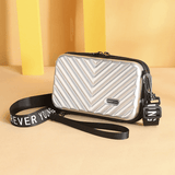 Miniatyrresväska Crossbody Bag-Personligt-BB-V-Silver-Hemnix