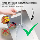 Carvallo – 100% Rostfritt Stål Antibakterisk Skärbräda för Hygienisk och Hållbar Matlagning Carvallo