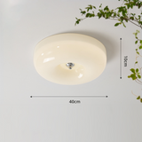 Enkel Rund Taklampa för Sovrum Carvallo