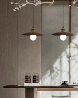 Takpendel | Smal Träskärm | Japandi Zen | Minimalistisk Design Carvallo