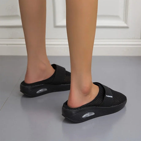 Luftkudde ortopediska skor - Bekväm, modern och lätt på foten-Shoes for Women-Hemnix-Svart-35-Hemnix