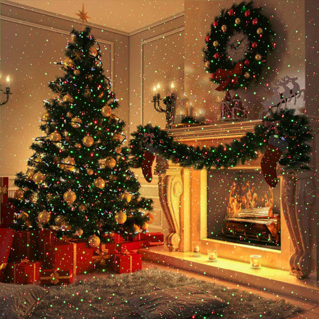 Carvallo – Laserljusprojektor med fjärrkontroll för festlig utomhusbelysning Carvallo