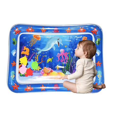 Tummy Time Vattenleksak Mat – Rolig och Interaktiv Baby Lekmatta Carvallo