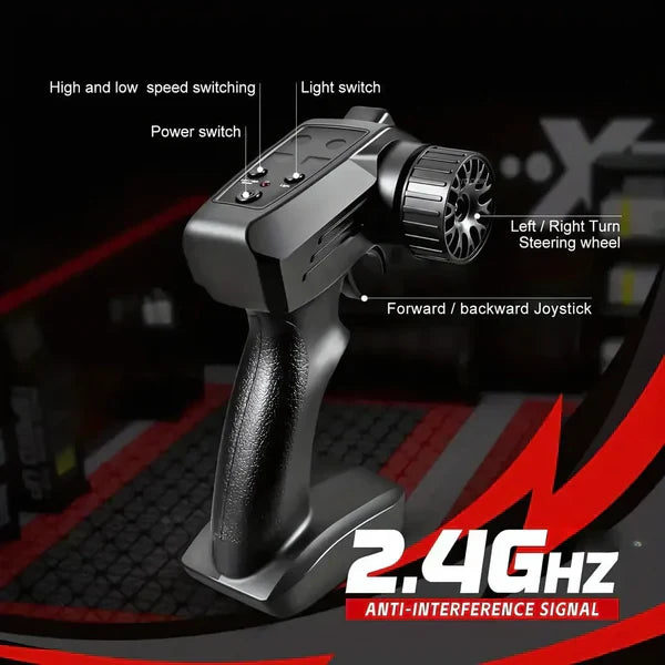 Luxora Retro Drift Master – 4WD RC Bil med LED-ljus Carvallo