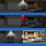 360° WiFi Övervakningskamera med Dubbla Linser | AI Människodetektion, Nattvision, IP66 & Mobilstyrning-Smarta Hem Kamera-BB-Hemnix