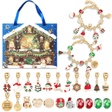 24 Dagar Julens Adventskalender Smyckesask - Berlocksarmband DIY-Jul-BB-Set 5-Hemnix
