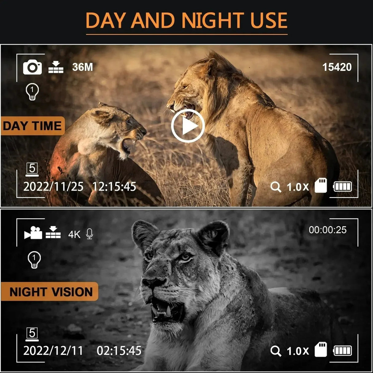 Ultra HD Natt Vision IR Kikare Carvallo